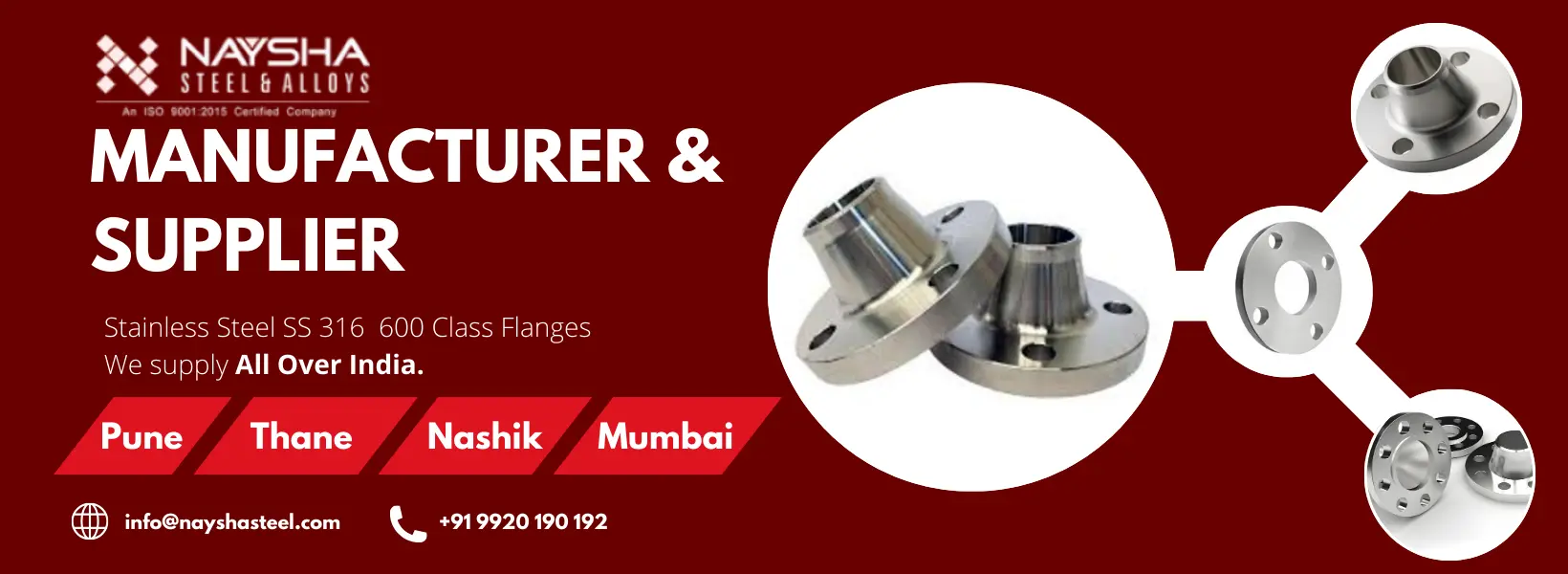 stainless steel 316 600 class flanges banner